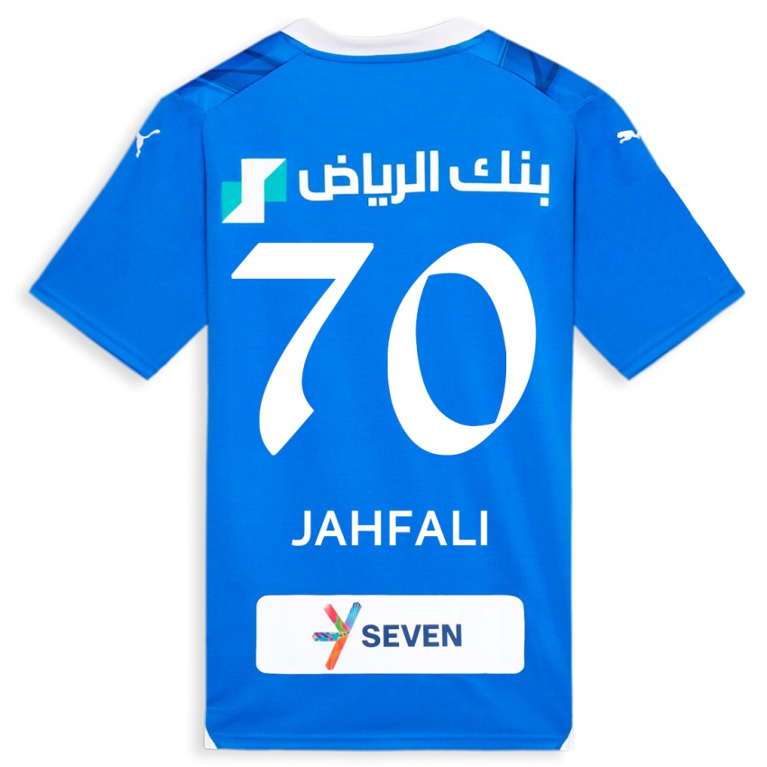 Niño Camiseta Mohammed Jahfali #70 Azul 1ª Equipación 2023/24 La Camisa Perú