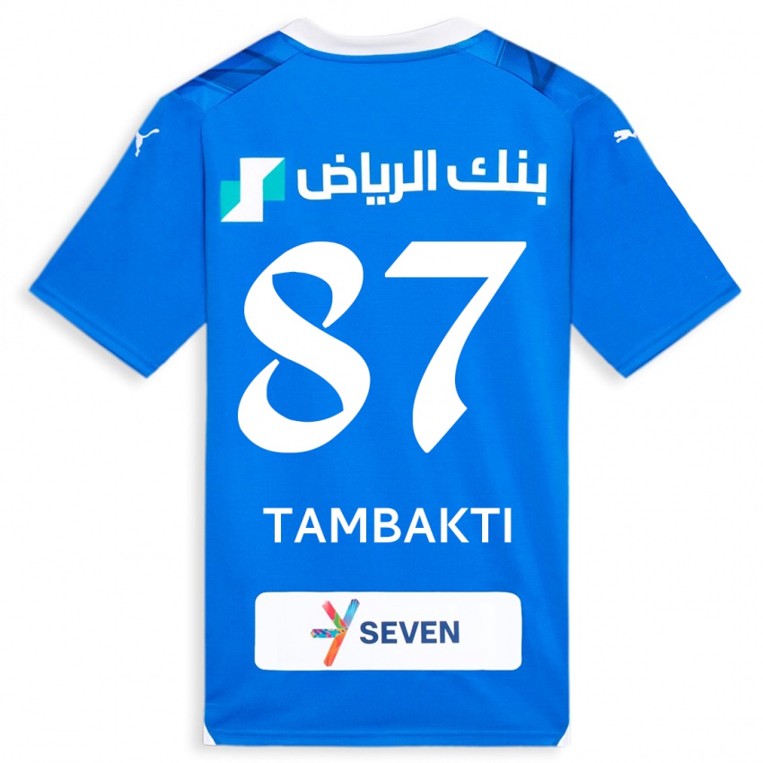 Niño Camiseta Hassan Tambakti #87 Azul 1ª Equipación 2023/24 La Camisa Perú