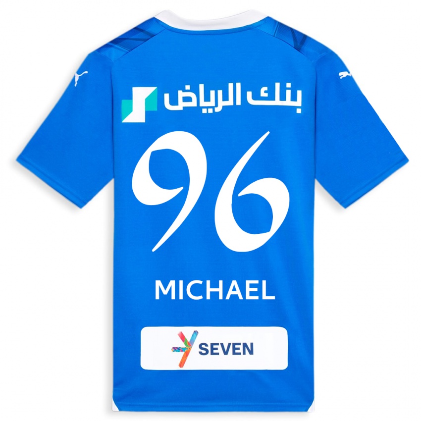 Niño Camiseta Michael #96 Azul 1ª Equipación 2023/24 La Camisa Perú