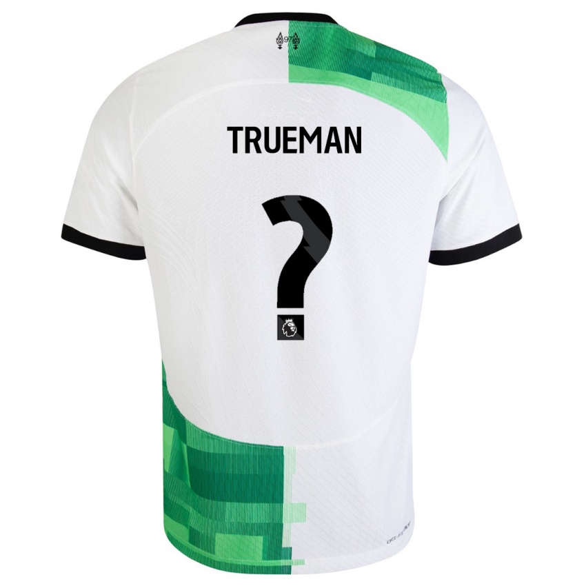 Niño Camiseta Reece Trueman #0 Blanco Verde 2ª Equipación 2023/24 La Camisa Perú