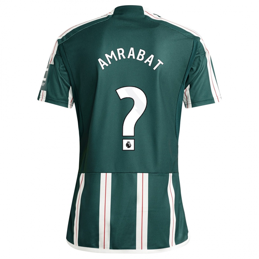 Niño Camiseta Sofyan Amrabat #0 Verde Oscuro 2ª Equipación 2023/24 La Camisa Perú