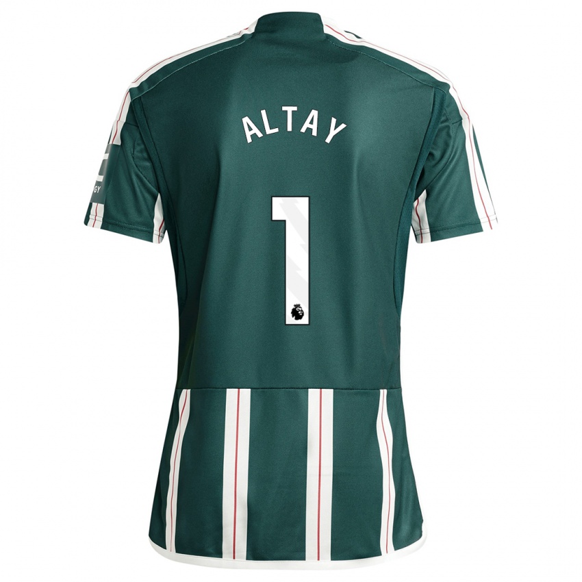 Niño Camiseta Altay Bayindir #1 Verde Oscuro 2ª Equipación 2023/24 La Camisa Perú