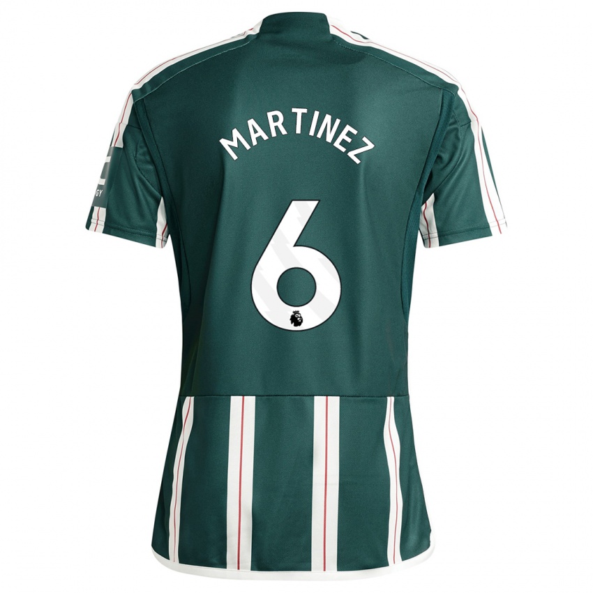 Niño Camiseta Lisandro Martínez #6 Verde Oscuro 2ª Equipación 2023/24 La Camisa Perú