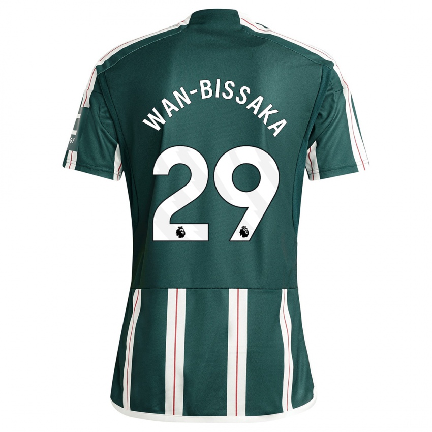 Niño Camiseta Aaron Wan-Bissaka #29 Verde Oscuro 2ª Equipación 2023/24 La Camisa Perú