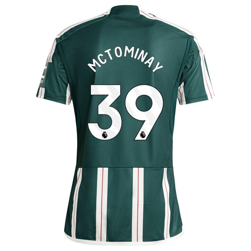 Niño Camiseta Scott Mctominay #39 Verde Oscuro 2ª Equipación 2023/24 La Camisa Perú