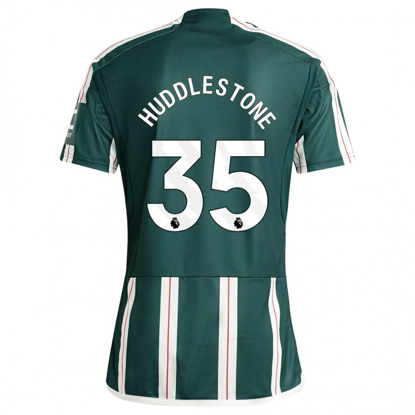 Niño Camiseta Tom Huddlestone #35 Verde Oscuro 2ª Equipación 2023/24 La Camisa Perú