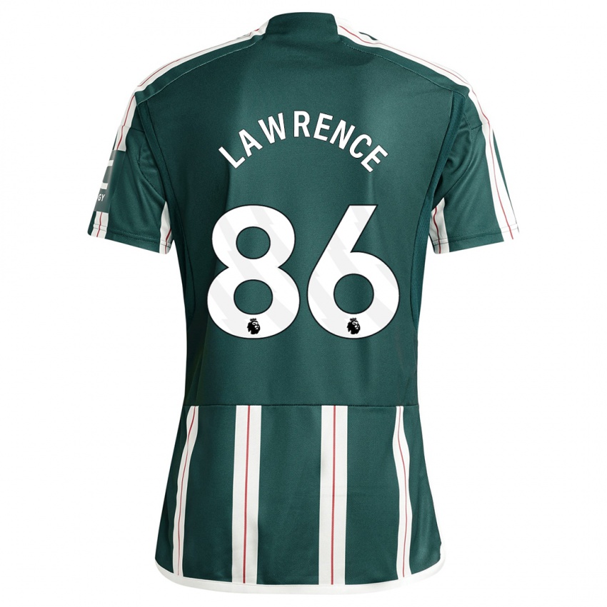 Niño Camiseta Marcus Lawrence #86 Verde Oscuro 2ª Equipación 2023/24 La Camisa Perú