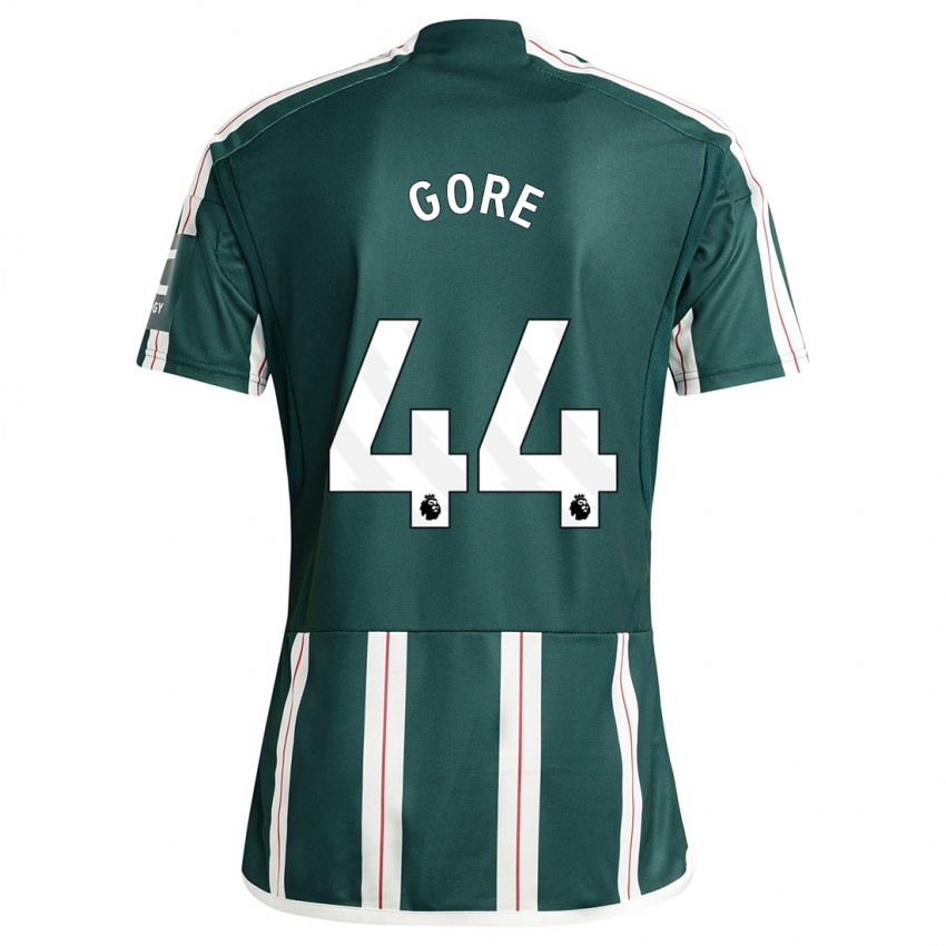 Niño Camiseta Daniel Gore #44 Verde Oscuro 2ª Equipación 2023/24 La Camisa Perú