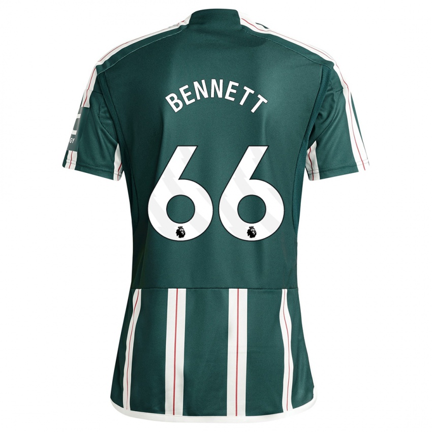 Niño Camiseta Rhys Bennett #66 Verde Oscuro 2ª Equipación 2023/24 La Camisa Perú