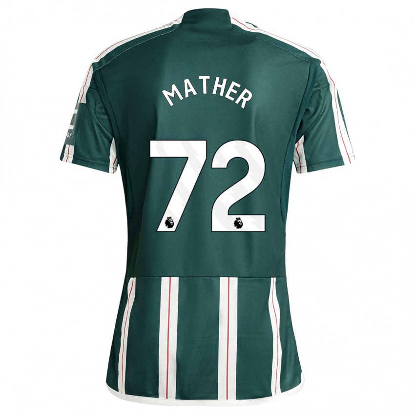 Niño Camiseta Sam Mather #72 Verde Oscuro 2ª Equipación 2023/24 La Camisa Perú