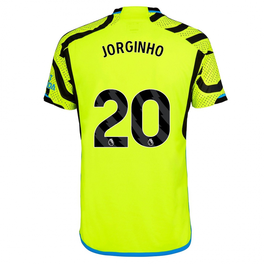 Niño Camiseta Jorginho #20 Amarillo 2ª Equipación 2023/24 La Camisa Perú