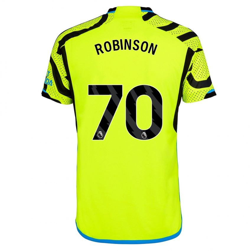 Niño Camiseta Josh Robinson #70 Amarillo 2ª Equipación 2023/24 La Camisa Perú