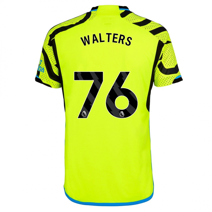 Niño Camiseta Reuell Walters #76 Amarillo 2ª Equipación 2023/24 La Camisa Perú