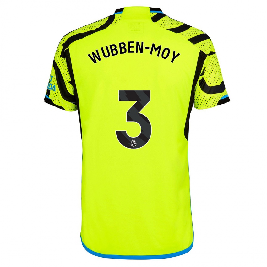 Niño Camiseta Lotte Wubben-Moy #3 Amarillo 2ª Equipación 2023/24 La Camisa Perú