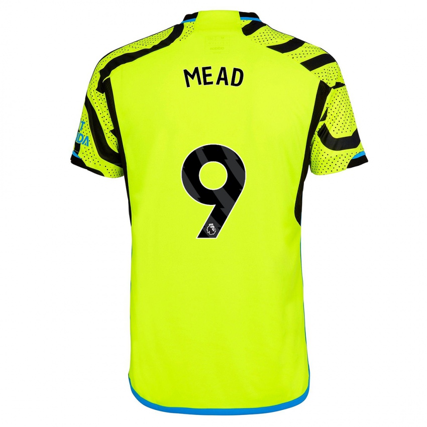 Niño Camiseta Beth Mead #9 Amarillo 2ª Equipación 2023/24 La Camisa Perú