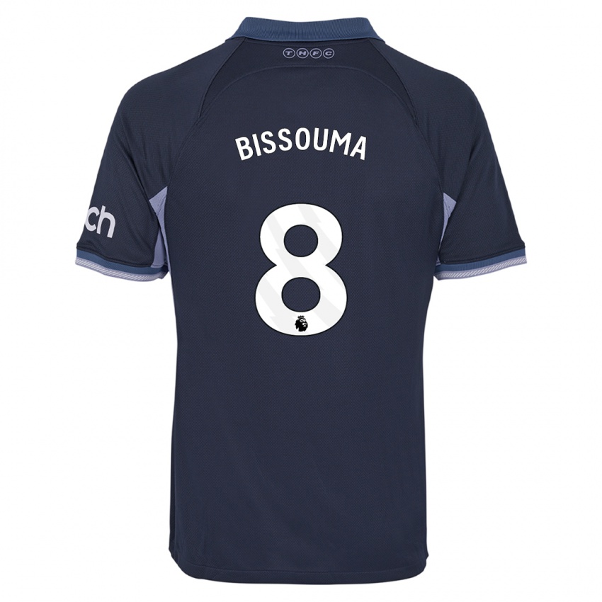 Niño Camiseta Yves Bissouma #8 Azul Oscuro 2ª Equipación 2023/24 La Camisa Perú