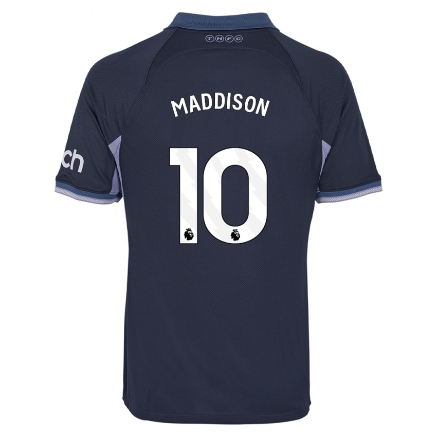 Niño Camiseta James Maddison #10 Azul Oscuro 2ª Equipación 2023/24 La Camisa Perú