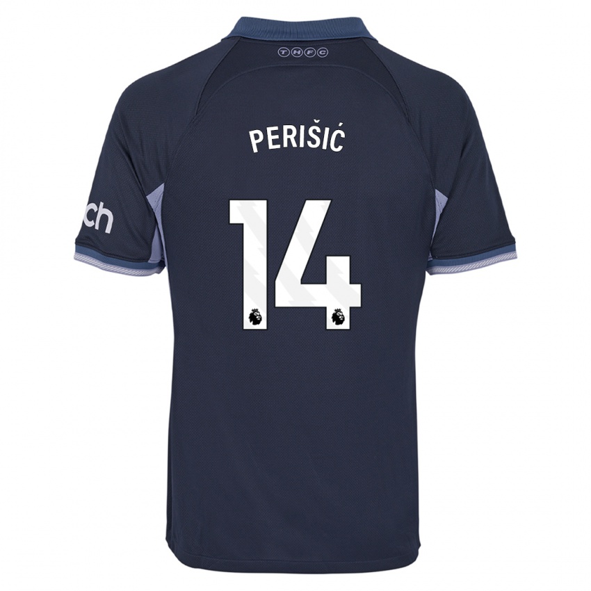 Niño Camiseta Ivan Perisic #14 Azul Oscuro 2ª Equipación 2023/24 La Camisa Perú