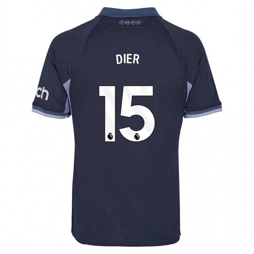 Niño Camiseta Eric Dier #15 Azul Oscuro 2ª Equipación 2023/24 La Camisa Perú