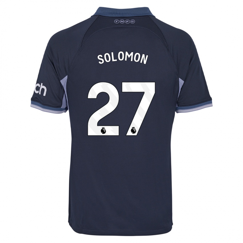 Niño Camiseta Manor Solomon #27 Azul Oscuro 2ª Equipación 2023/24 La Camisa Perú