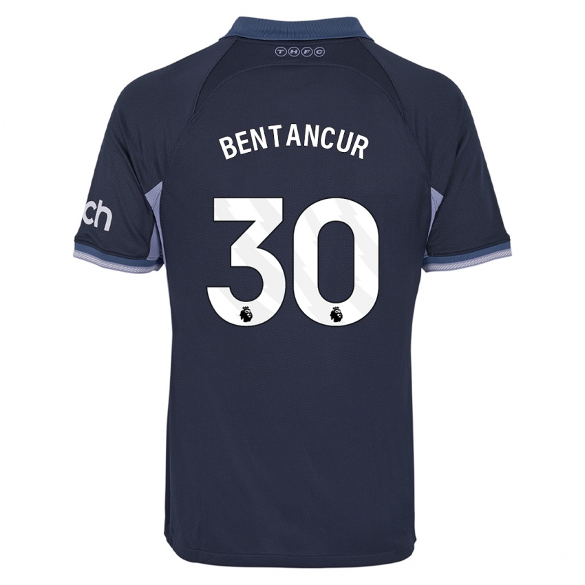 Niño Camiseta Rodrigo Bentancur #30 Azul Oscuro 2ª Equipación 2023/24 La Camisa Perú