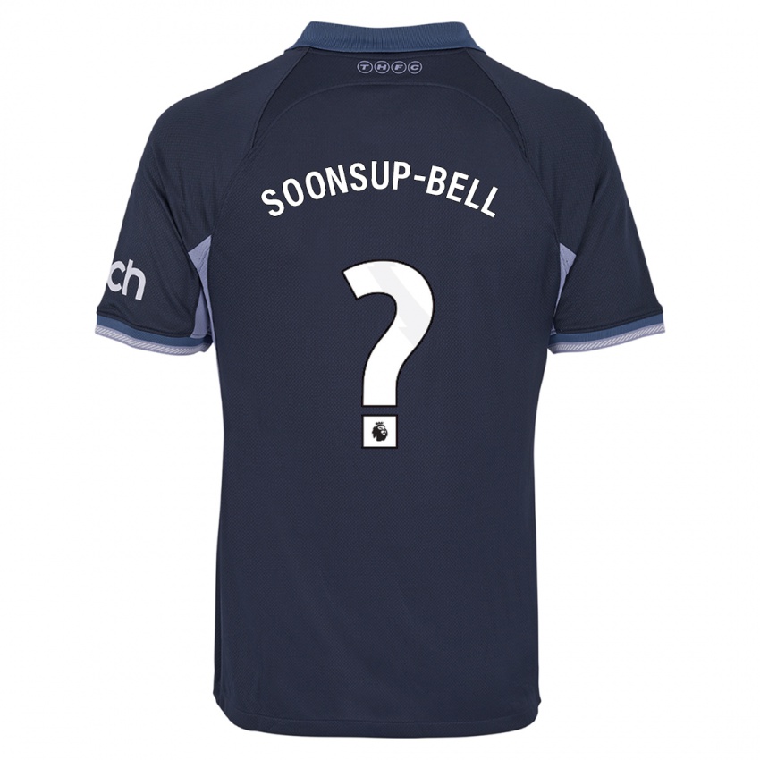 Niño Camiseta Jude Soonsup-Bell #0 Azul Oscuro 2ª Equipación 2023/24 La Camisa Perú