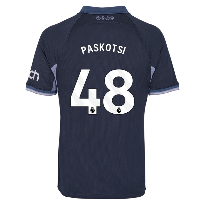 Niño Camiseta Maksim Paskotsi #48 Azul Oscuro 2ª Equipación 2023/24 La Camisa Perú