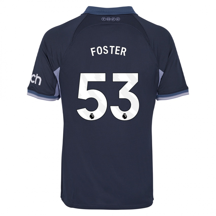 Niño Camiseta Brooklyn Lyons Foster #53 Azul Oscuro 2ª Equipación 2023/24 La Camisa Perú