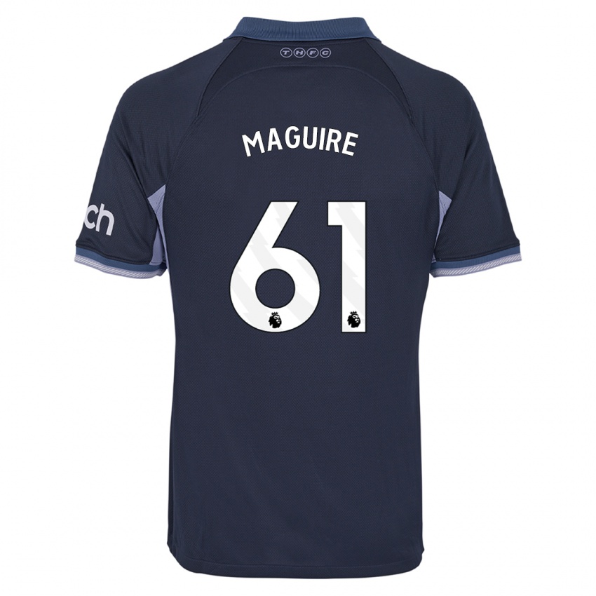 Niño Camiseta Aaron Maguire #61 Azul Oscuro 2ª Equipación 2023/24 La Camisa Perú