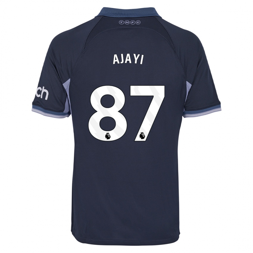 Niño Camiseta Damola Ajayi #87 Azul Oscuro 2ª Equipación 2023/24 La Camisa Perú