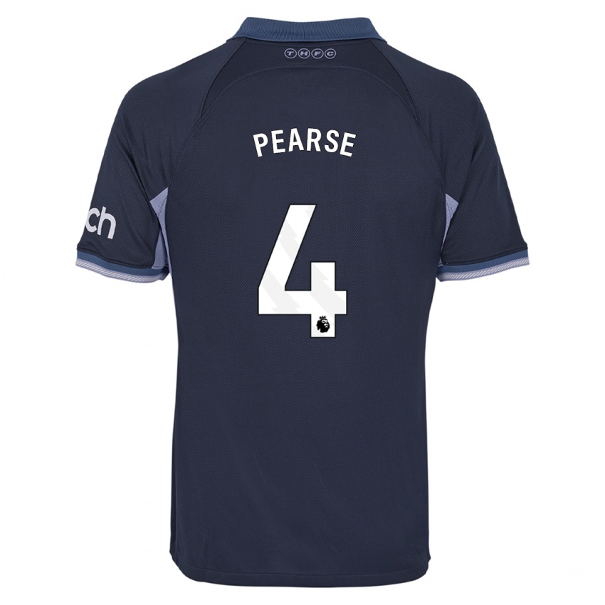 Niño Camiseta Gracie Pearse #4 Azul Oscuro 2ª Equipación 2023/24 La Camisa Perú