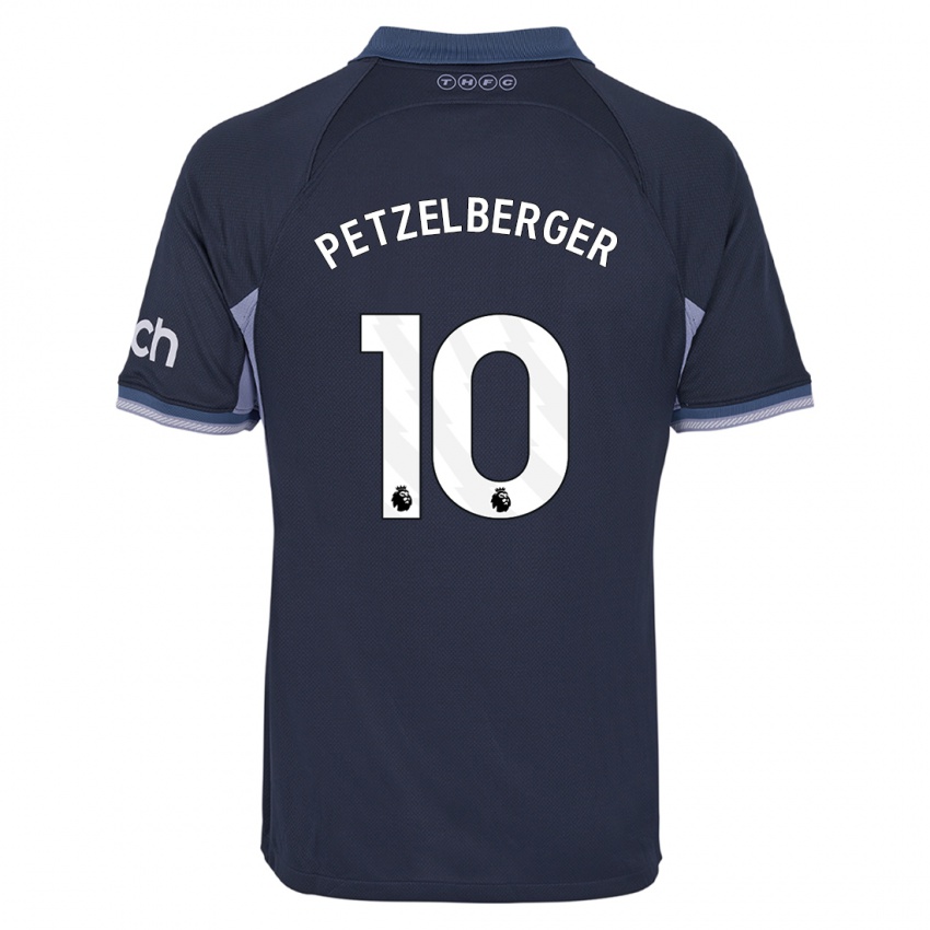 Niño Camiseta Ramona Petzelberger #10 Azul Oscuro 2ª Equipación 2023/24 La Camisa Perú