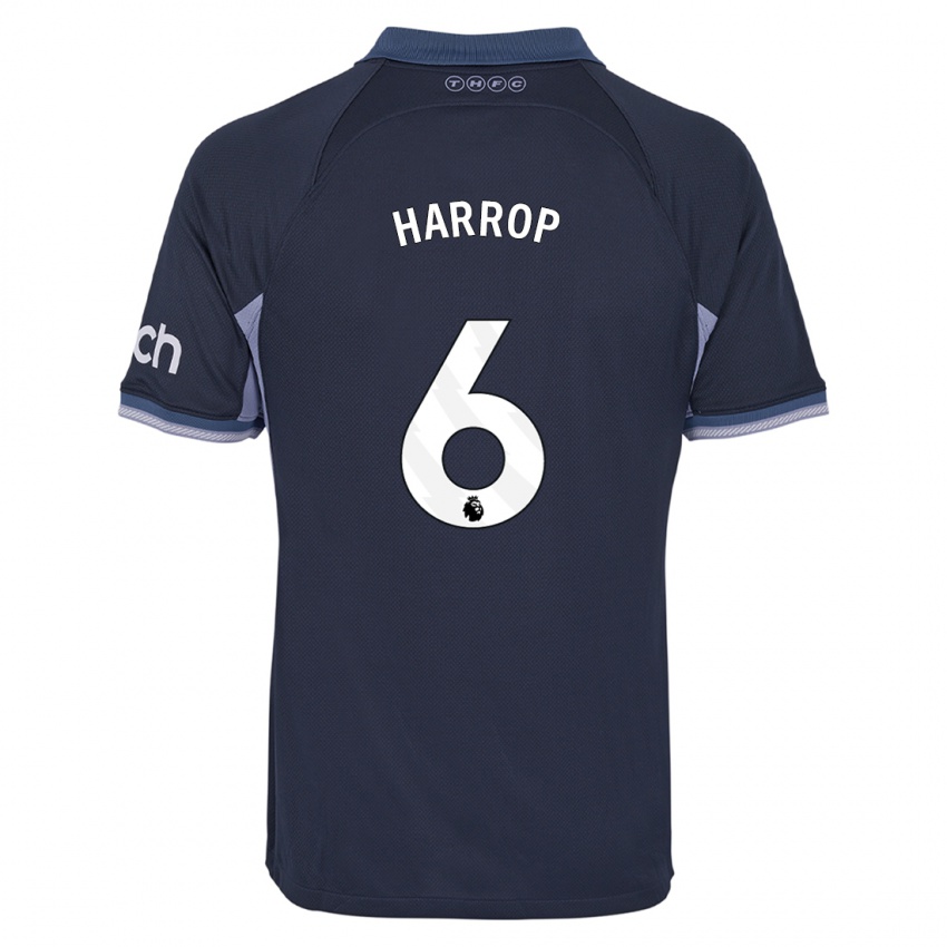 Niño Camiseta Kerys Harrop #6 Azul Oscuro 2ª Equipación 2023/24 La Camisa Perú