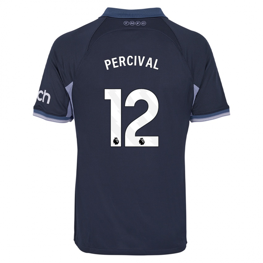 Niño Camiseta Ria Percival #12 Azul Oscuro 2ª Equipación 2023/24 La Camisa Perú