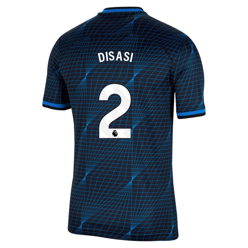 Niño Camiseta Axel Disasi #2 Azul Oscuro 2ª Equipación 2023/24 La Camisa Perú