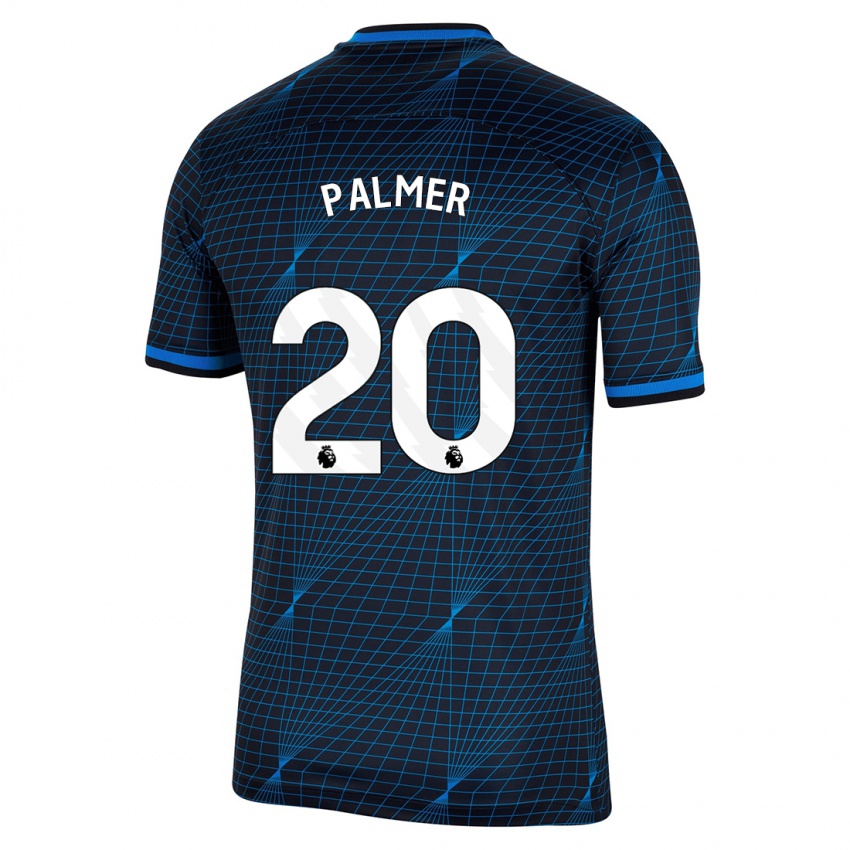 Niño Camiseta Cole Palmer #20 Azul Oscuro 2ª Equipación 2023/24 La Camisa Perú