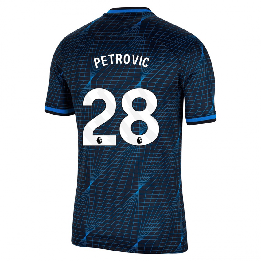 Niño Camiseta Djordje Petrovic #28 Azul Oscuro 2ª Equipación 2023/24 La Camisa Perú