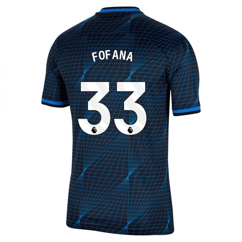 Niño Camiseta Wesley Fofana #33 Azul Oscuro 2ª Equipación 2023/24 La Camisa Perú