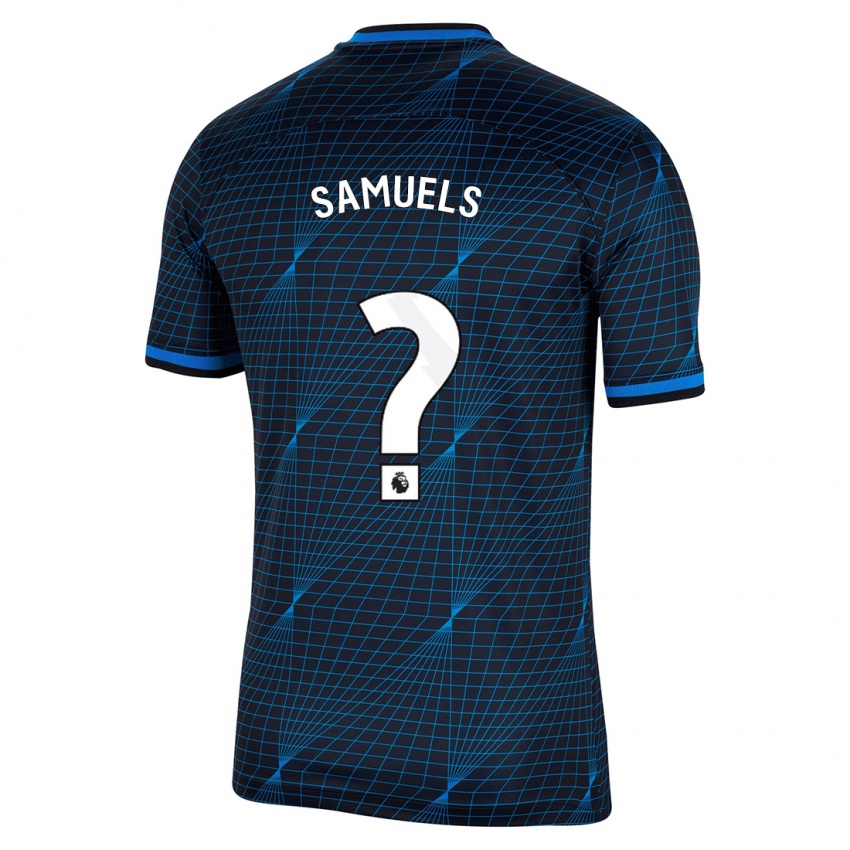 Niño Camiseta Ishé Samuels-Smith #0 Azul Oscuro 2ª Equipación 2023/24 La Camisa Perú