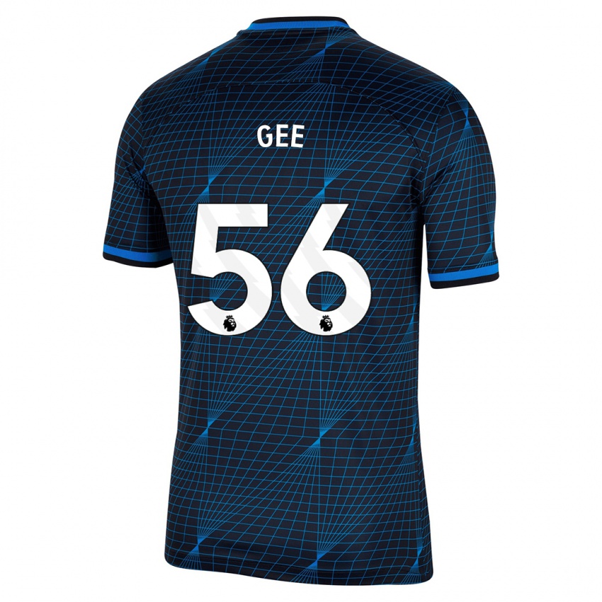 Niño Camiseta Billy Gee #56 Azul Oscuro 2ª Equipación 2023/24 La Camisa Perú