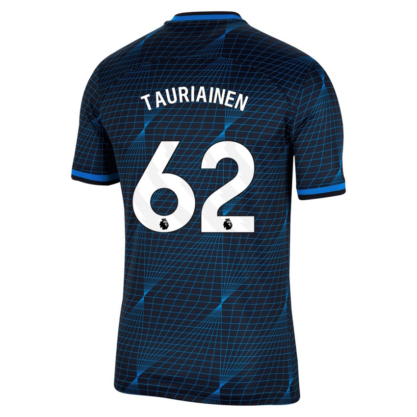 Niño Camiseta Jimi Tauriainen #62 Azul Oscuro 2ª Equipación 2023/24 La Camisa Perú