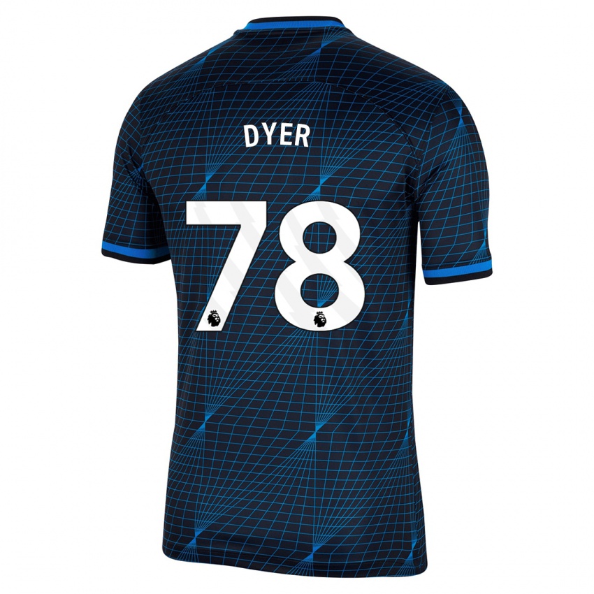 Niño Camiseta Kiano Dyer #78 Azul Oscuro 2ª Equipación 2023/24 La Camisa Perú