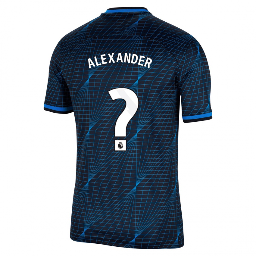 Niño Camiseta Reiss Alexander Russell-Denny #0 Azul Oscuro 2ª Equipación 2023/24 La Camisa Perú