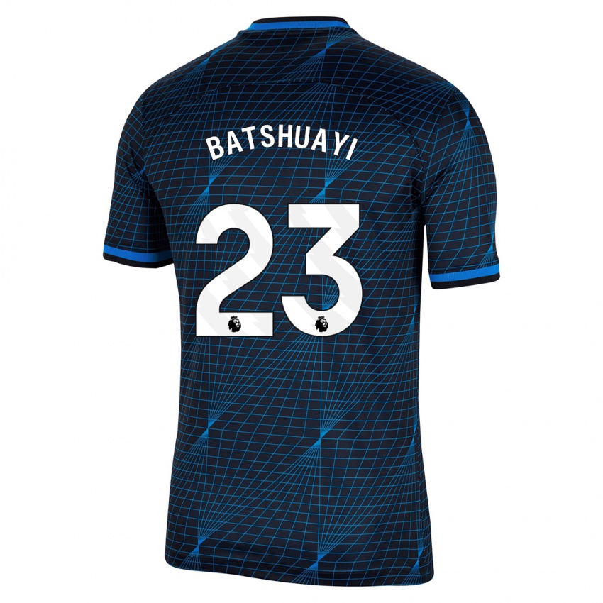 Niño Camiseta Michy Batshuayi #23 Azul Oscuro 2ª Equipación 2023/24 La Camisa Perú