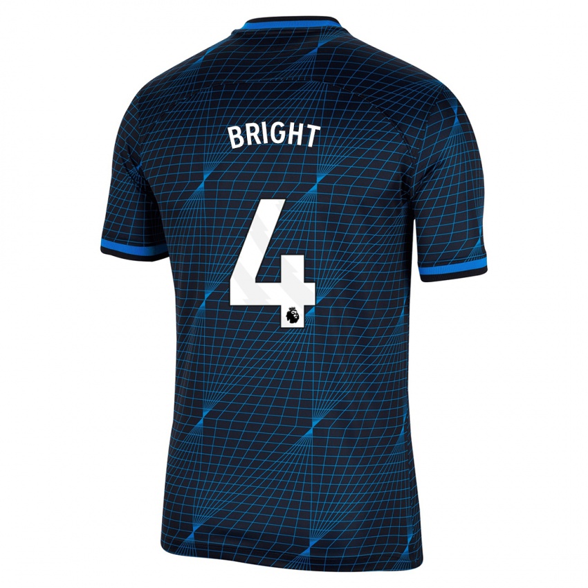 Niño Camiseta Millie Bright #4 Azul Oscuro 2ª Equipación 2023/24 La Camisa Perú