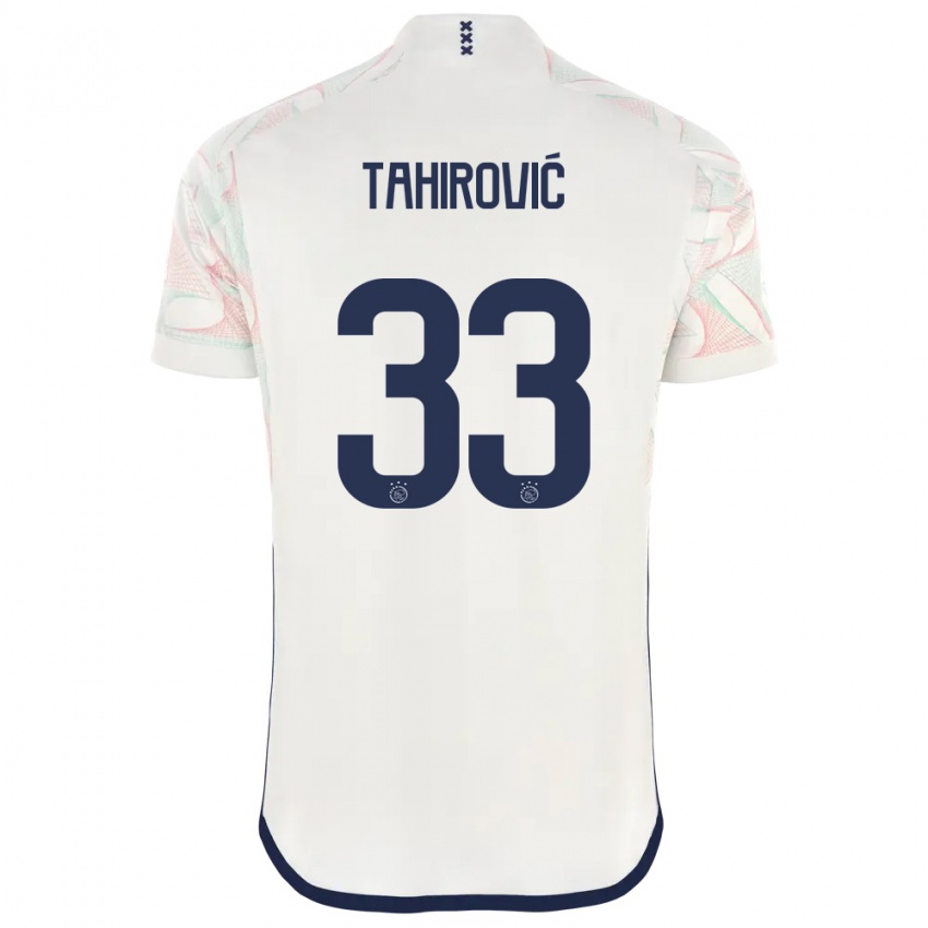 Niño Camiseta Benjamin Tahirovic #33 Blanco 2ª Equipación 2023/24 La Camisa Perú