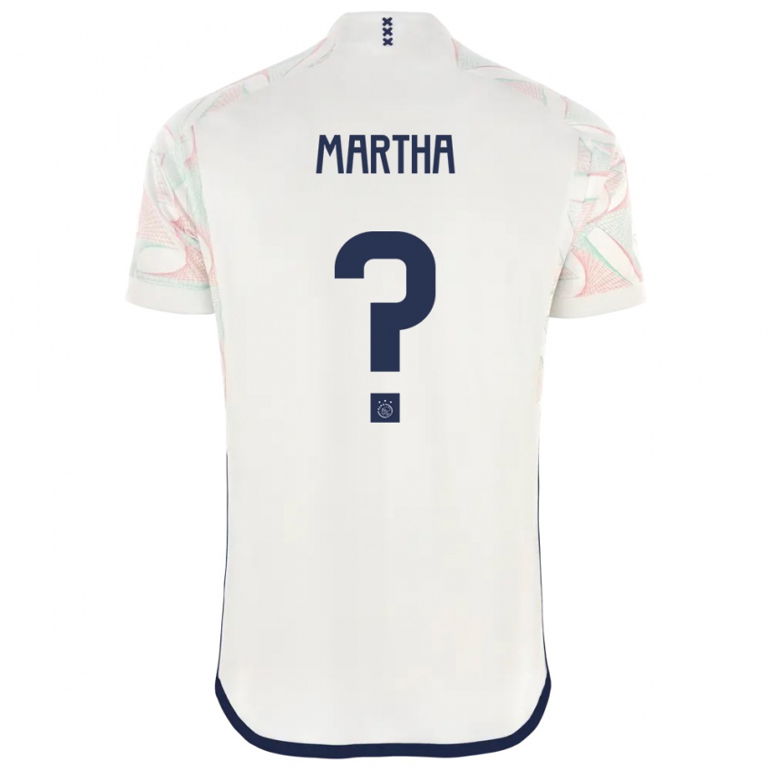 Niño Camiseta Ar'jany Martha #0 Blanco 2ª Equipación 2023/24 La Camisa Perú