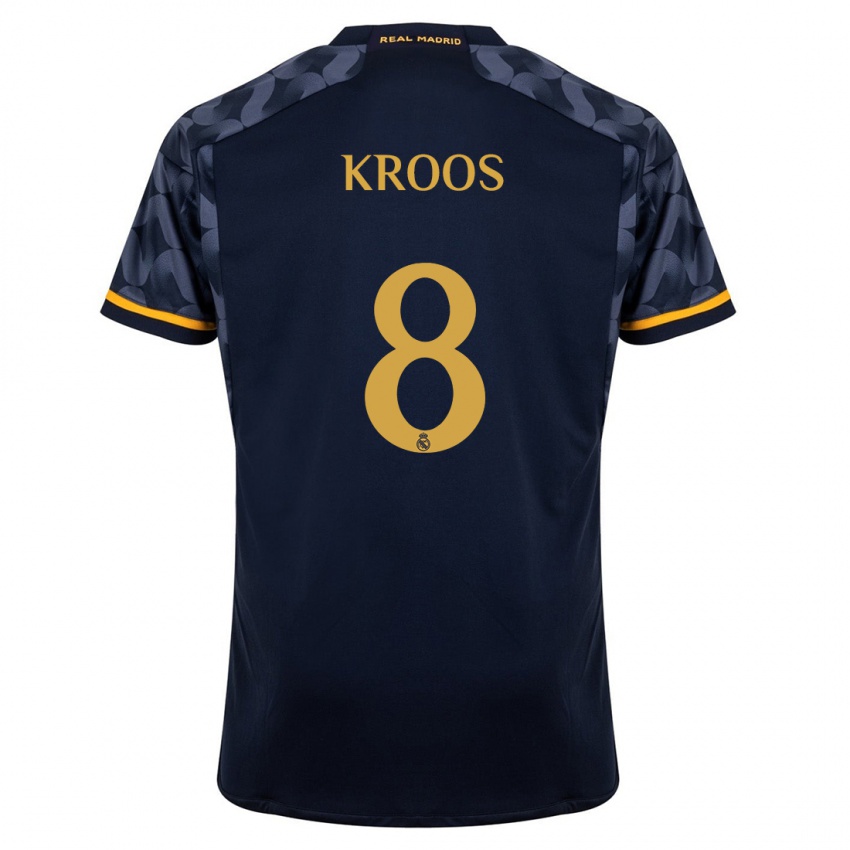 Niño Camiseta Toni Kroos #8 Azul Oscuro 2ª Equipación 2023/24 La Camisa Perú