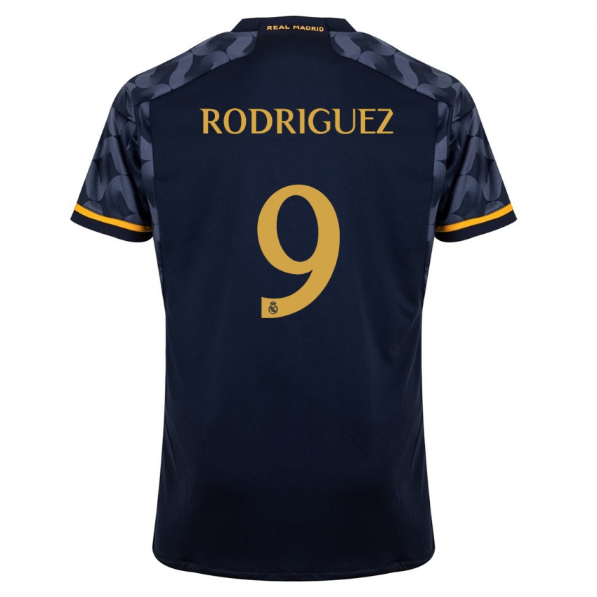 Niño Camiseta Alvaro Rodriguez #9 Azul Oscuro 2ª Equipación 2023/24 La Camisa Perú