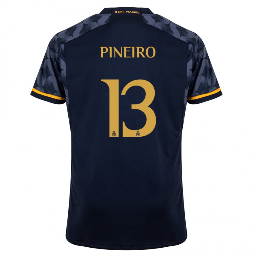 Niño Camiseta Diego Pineiro #13 Azul Oscuro 2ª Equipación 2023/24 La Camisa Perú